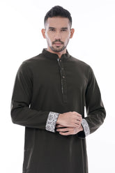 Men's Panjabi (Dk. Green)